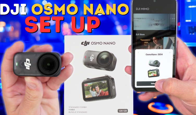 DJI Osmo Nano Set up and firmware update