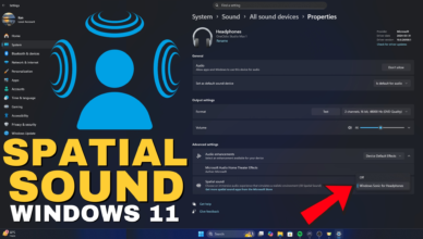 How to Turn On Spatial Sound in Windows 11