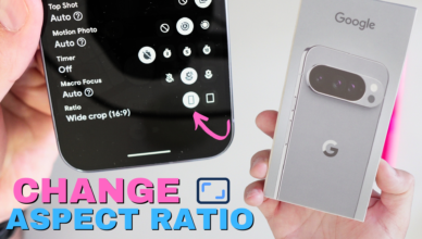 How to Change Camera Aspect Ratio on Google Pixel 10 / 10 Pro