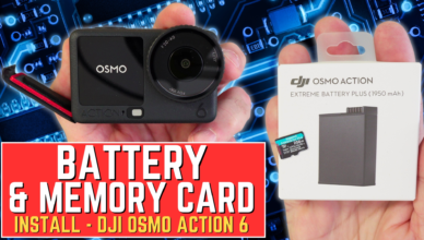 How to Install Battery & Memory Card in DJI Osmo Action 6