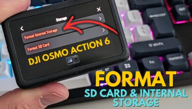 How to Format SD Card & Internal Storage on DJI Osmo Action 6