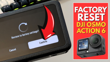 How to Factory Reset DJI Osmo Action 6