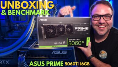 ASUS Prime RTX 5060 Ti 16GB GDDR7 Unboxing & Benchmarks (3DMark & Superposition)