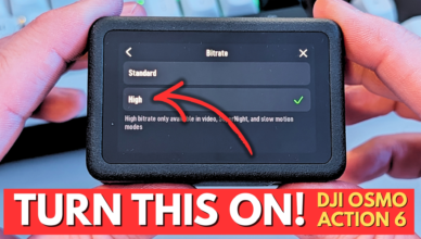How to Turn On High Bitrate on DJI Osmo Action 6