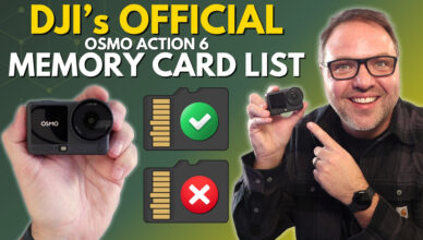DJI Recommended Memory Cards for the DJI Osmo Action 6