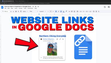 How to Insert a Hyperlink in Google Docs