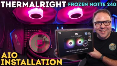 How to Install Thermalright Frozen Notte 240 Black ARGB AIO (AMD & Intel)