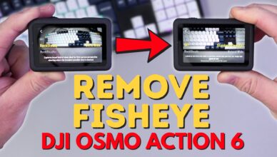 How to Get the Normal Look on DJI Osmo Action 6 (Remove Fisheye)