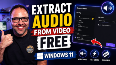 How to Extract Audio from Video FREE in Windows 11 (with Microsoft Clipchamp)