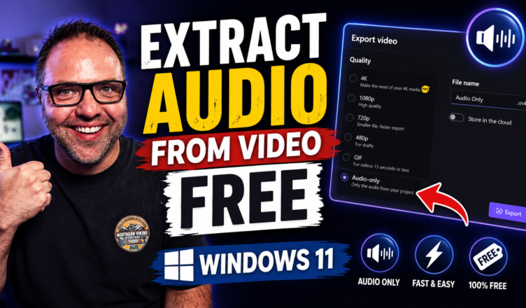 How to Extract Audio from Video FREE in Windows 11 (with Microsoft Clipchamp)