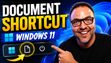 Add a Documents Shortcut Beside the Power Button in Windows 11 B