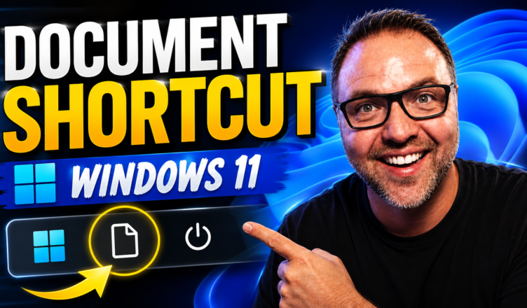 Add a Documents Shortcut Beside the Power Button in Windows 11 B