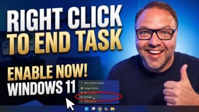 How to Enable End Task on Taskbar in Windows 11 (Right Click)