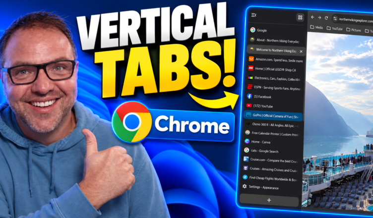 How to Turn On Vertical Tabs in Google Chrome