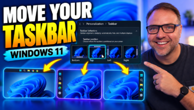 How to Change Taskbar Position in Windows 11