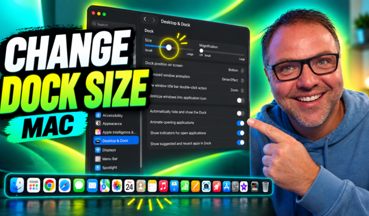 How to Make the Dock Bigger or Smaller on Mac