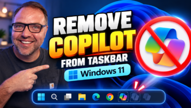 How to remove Copilot from the Windows 11 taskbar and add it back.