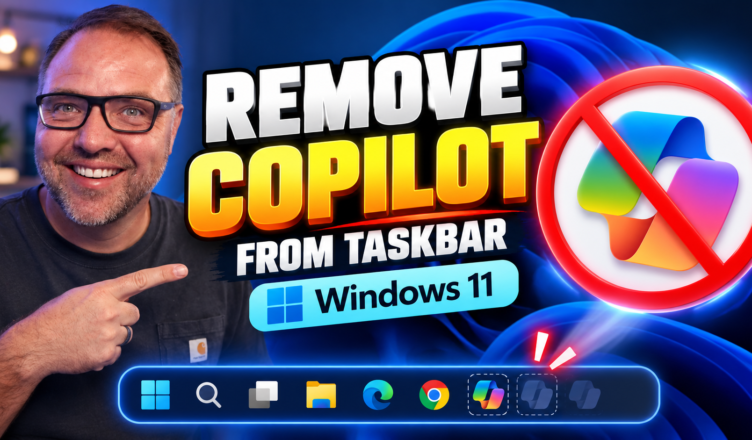 How to remove Copilot from the Windows 11 taskbar and add it back.